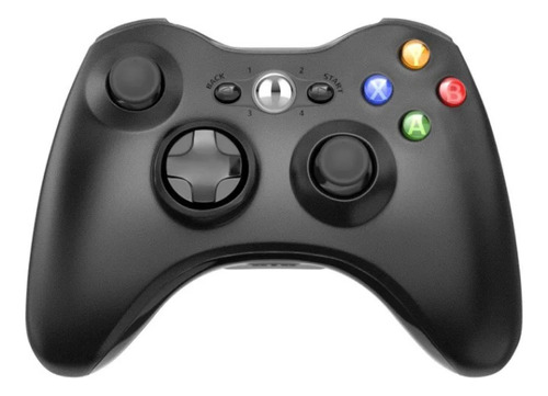 Controle Sem Fio Joystick Wireless Compatível Xbox 360 Cor Preto