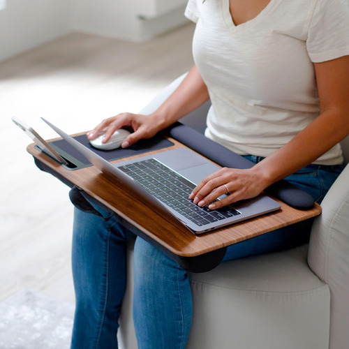 Lapgear Home Office Pro Computadora De Regazo Con Reposamuñe
