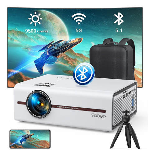 Mini Proyector Yaber Con Wifi Y Bluetooth 5.1 9500l