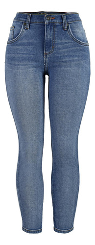 Jeans Casual Lee Skinny Cintura Alta De Mujer S48
