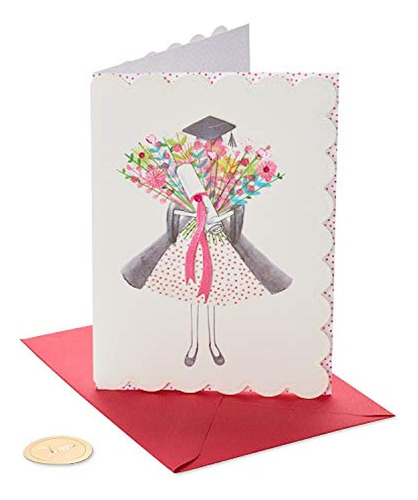 Tarjeta De Graduación De Papiro Para Ella (gran Logro)