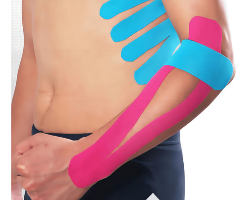 Bandagem Elástica Adesiva Fisioterapia Muscular Kelogel 10u