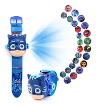 Comprar Reloj Digital Proyector Imagen Pj Masck Catboy Héroes Pijama