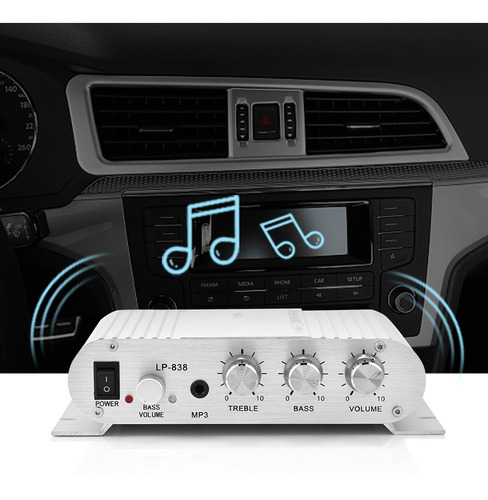 Amplificador De Potencia De Audio Doméstico Mini Hifi 2.1 Pa