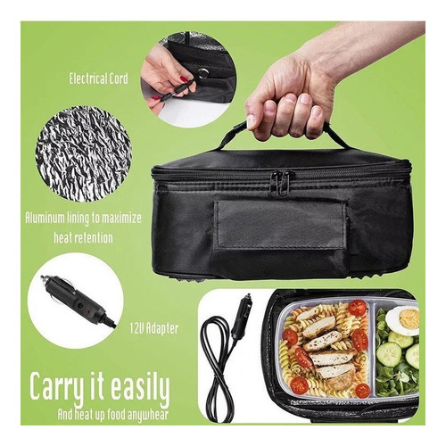 Minicalentador De Alimentos Para Microondas, Caja De Almuerz