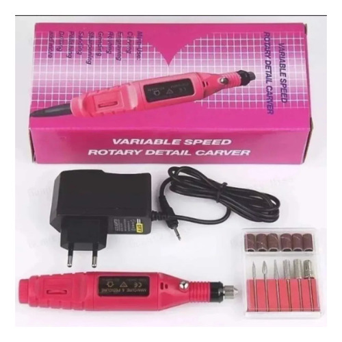 Set Torno Uñas Manicuria Pedicura Electrico Profesiona