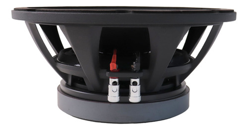 Par Medios Bajo 10 Pulg Carbon Audio 3000w Missile Open Show Negro