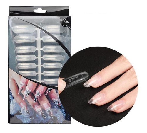 Imagen 2 de 2 de Caja 240 Molde Dual System Para Polygel Manicure Nuevo
