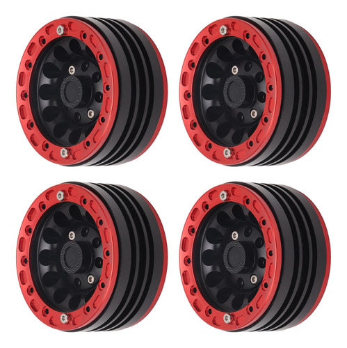 Llantas Rc Hub, 4 Piezas, Aleación De 1.9 Pulgadas, Mecaniza