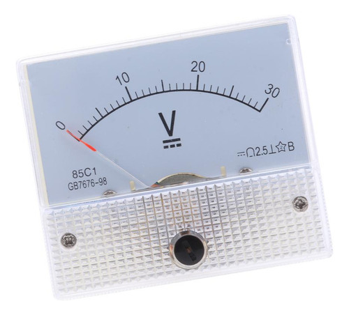 Voltímetro De Painel Analógico Dc 0-30 V