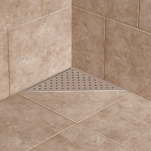 Desague Rejilla Triangular Gloa Acero Inox 20cm