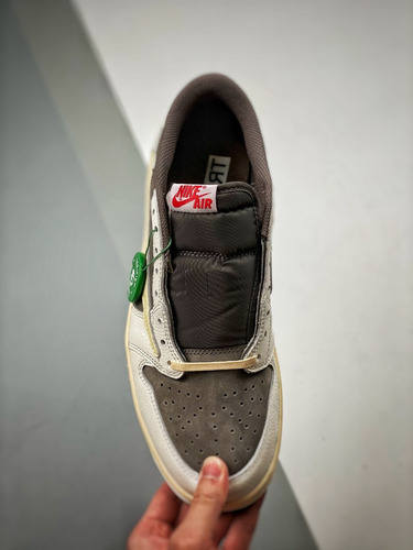 Jordan's 1 Low Travis Reverse Mocha + Olive - Jonathan