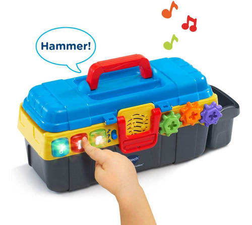 Caja De Herramientas De Perforación Vtech Y Aprende