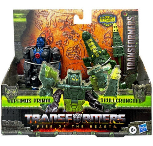 Transformers Rise Of Beast Optimus Primal Y Skullcruncher