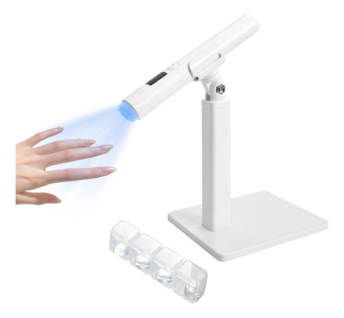 Mini Led Lámpara De Uñas, Secador De Uñas Portátil Y Soporte