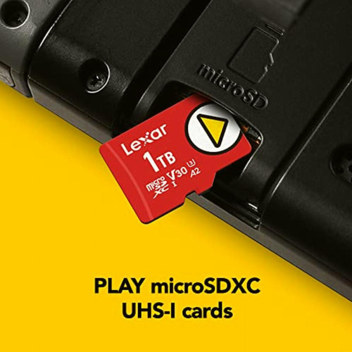 Lexar Play Tarjeta Microsdxc Uhs-i De 512 Gb, Hasta 150 Mb/s