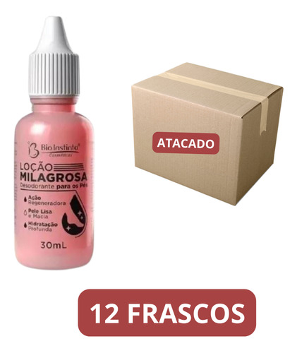  Kit 12 Gota Milagrosa Anti Ressecamento Hidratante Atacado