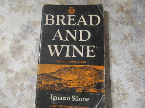 Bread And Wine - Ignazio Silone - En Ingles