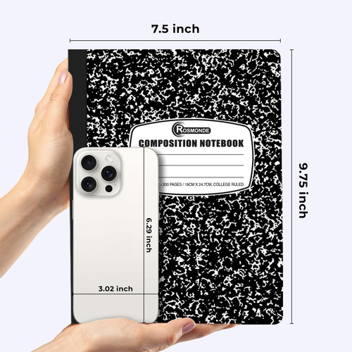 Paquete De 5 Cuadernos De Rayas Universitarias, 200 Págin...
