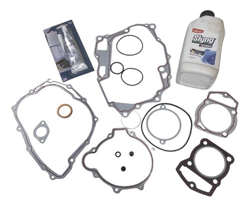 Kit Empacadura Bera Dt 200cc Aceite 15w40 Slyng Y Silicón 