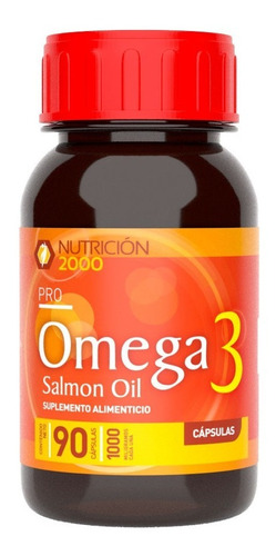 Capsulas Omega 3 Salmon Oil 90 Capsulas 1000mg Nutricion2000