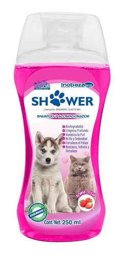 Shower Shampoo Y Acondicionador 250 Ml Fragancia Fresa