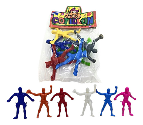 Muñeco Super Guerrero Luchador Multicolor X 24