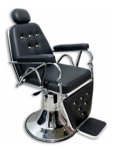 Imagen 1 de 7 de Sillón Silla De Barbero Reclinable Barbería Hidráulico Frank