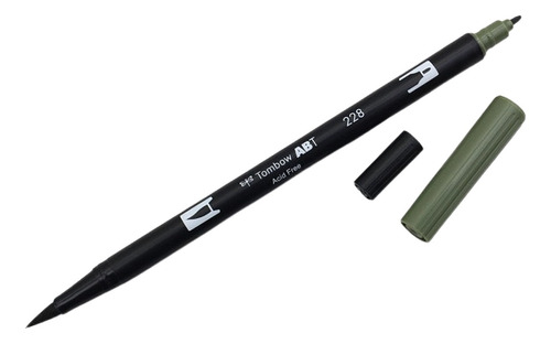 Tombow Marcadores Dual Brush Abt - Color 228 Gray Green