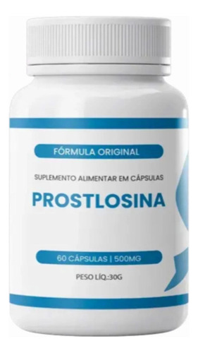 Prostlosina Suplemento Alimentar Com 60 Cápsulas 500mg Sabor Natural
