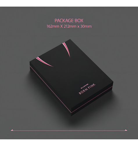 Blackpink Box Blackpink - Juego de cajas exclusivas de Born Pink, color rosa