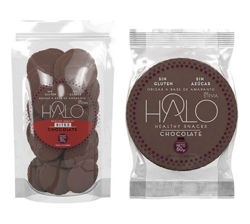 Obleas De Amaranto Chocolate Halo Pack 2