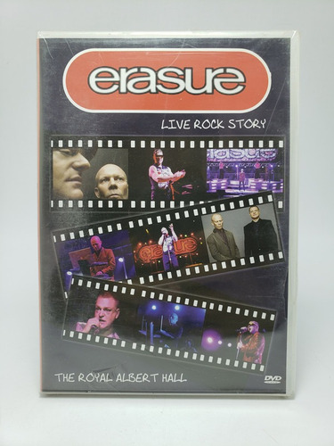 Dvd Erasure - Live Rock Story Original Lacrado