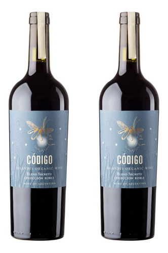 Vino Blend Secreto Roble Francés 2018 Solandes Orgánico X2