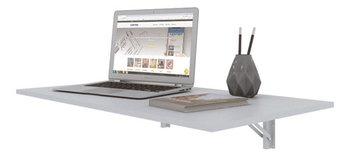 Escritorio Plegable Mesa Rebatible Hogar 70x45 Home Office Blanco