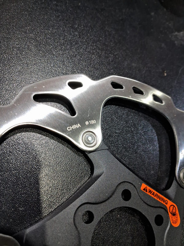 Disco Rotor Freio Shimano Xt Icetech Rt86 180mm 6p Prateado