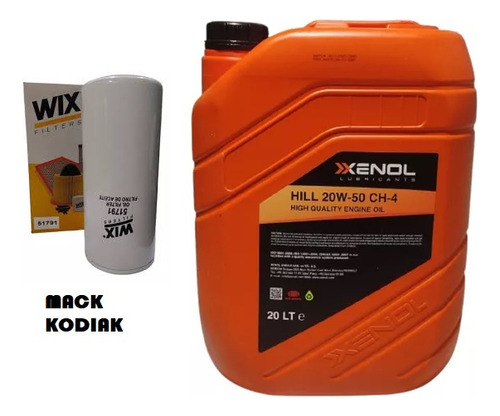 Aceite Diesel Sae-50 Bidon + Filtro Wix 51791