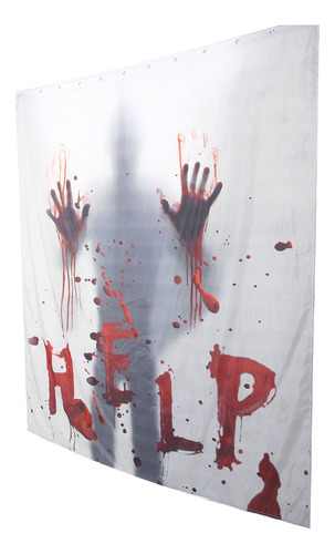Cortina De Baño De Halloween Horrible Halloween