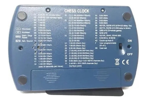 Reloj de ajedrez digital compacto Leap Type Ps1688