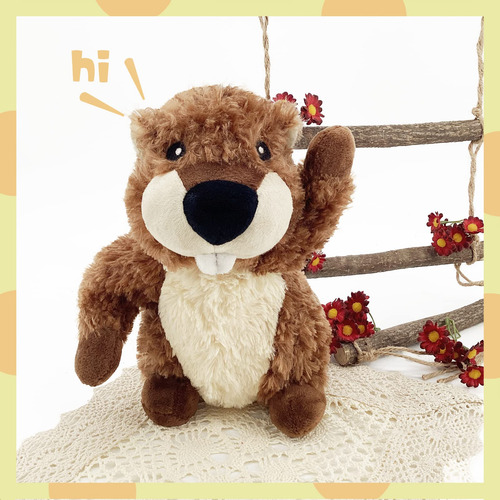 Castor De Peluche 8.5 Pulgadas Para Niños Y Niñas Color
