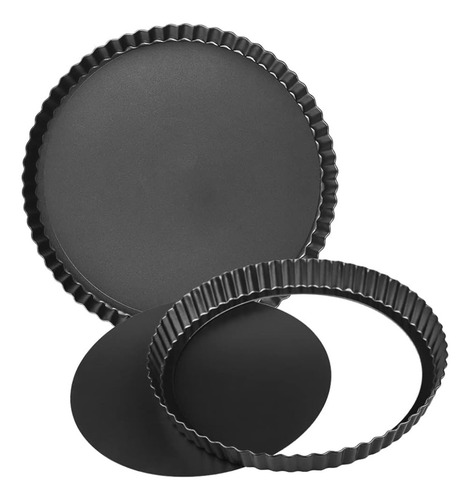 Tartera Desmontable Antiadherente 26x28 Cm X1u Color Negro