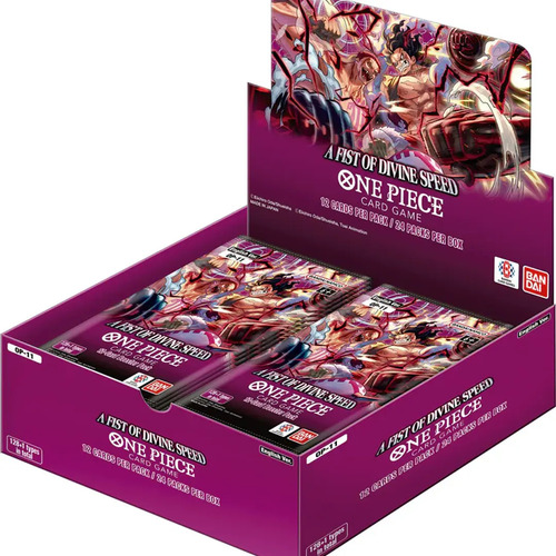 One Piece Tcg Op11 A Fist Of Divine Speed Booster Box Inglés Op11 Booster Box Inglés