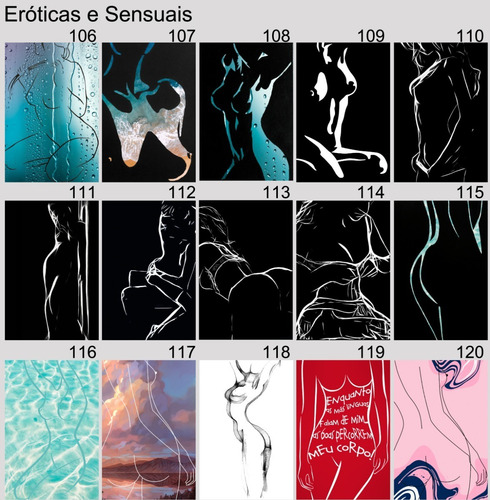 Imagem 3 de 10 de Kit 08 Placa Decorativa Sensuais Erótica Sexy