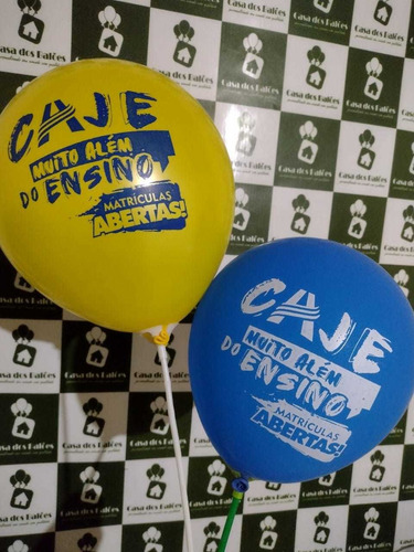 Imagem 1 de 5 de Balões Personalizados 100un 130.00 $