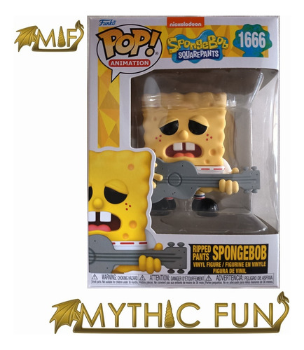 Funko Pop Bob Esponja - Ripped Pants Spongebob 1666 (Usado)