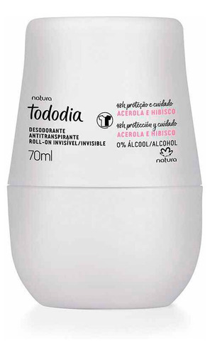 Desodorante Roll On Antitranspirante Acerola/ Hibisco Natura