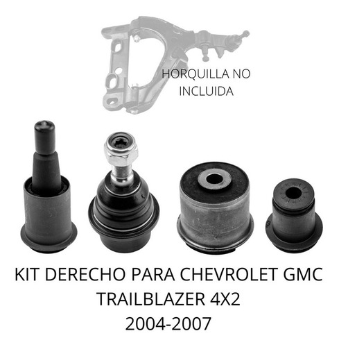 Kit Bujes Y Rotula Derecha Chevrolet Trailblazer 4x2 04-07
