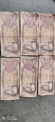 Billetes De 100bs Venezolanos Y Muchas Monedas Antiguas