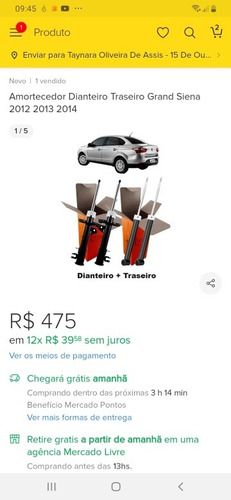 Imagem 1 de 1 de Amortecer Novo