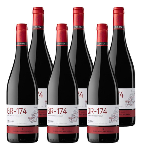 Kit 6 Vinhos Gr-174 Tinto Espanha 750ml